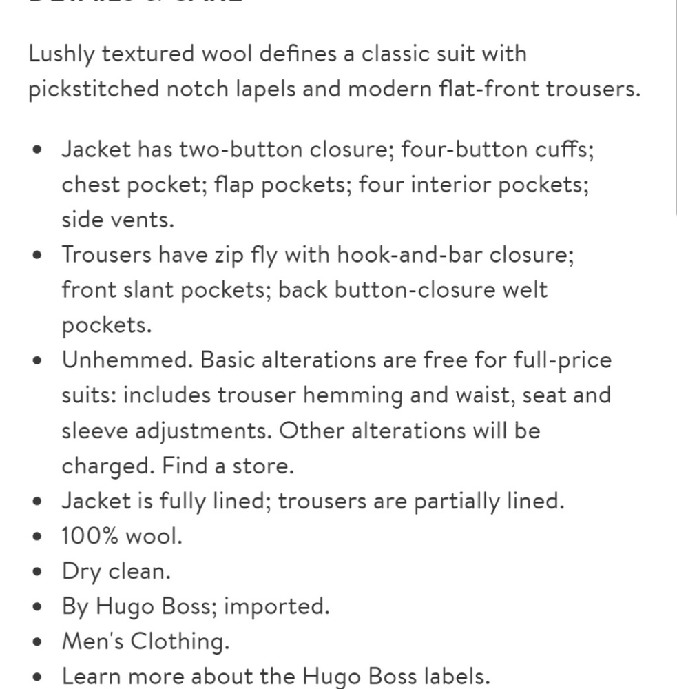 ✴HP✴Mens Hugo Boss suit - Picture 8 of 8